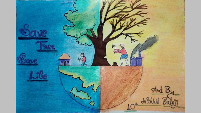 Grade IX and X Drawing Competition