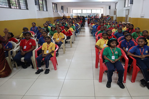 Menstrual Awareness girl students from grades 6th to 10th